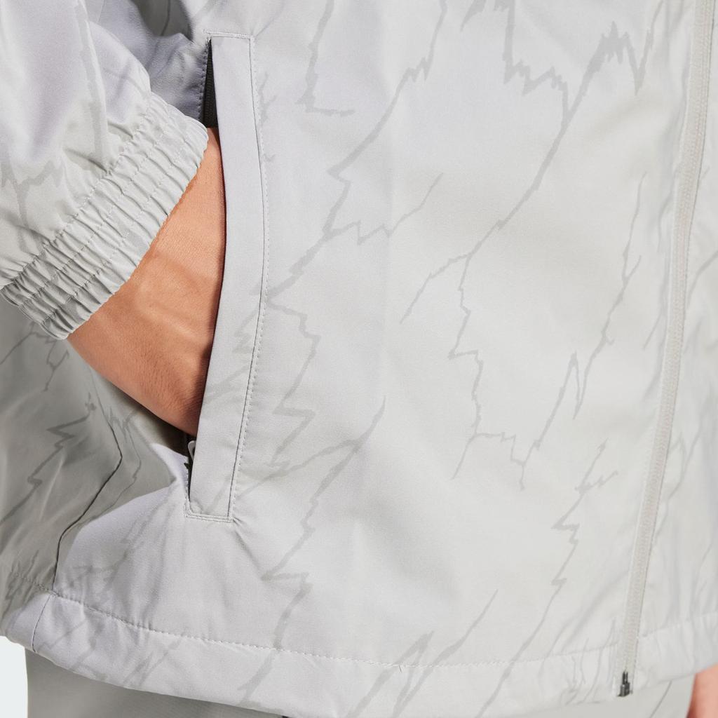 Adidas Vestes Originals Imprimé Montréal Coupe-vent Homme Vestes Gris Pur IS2811