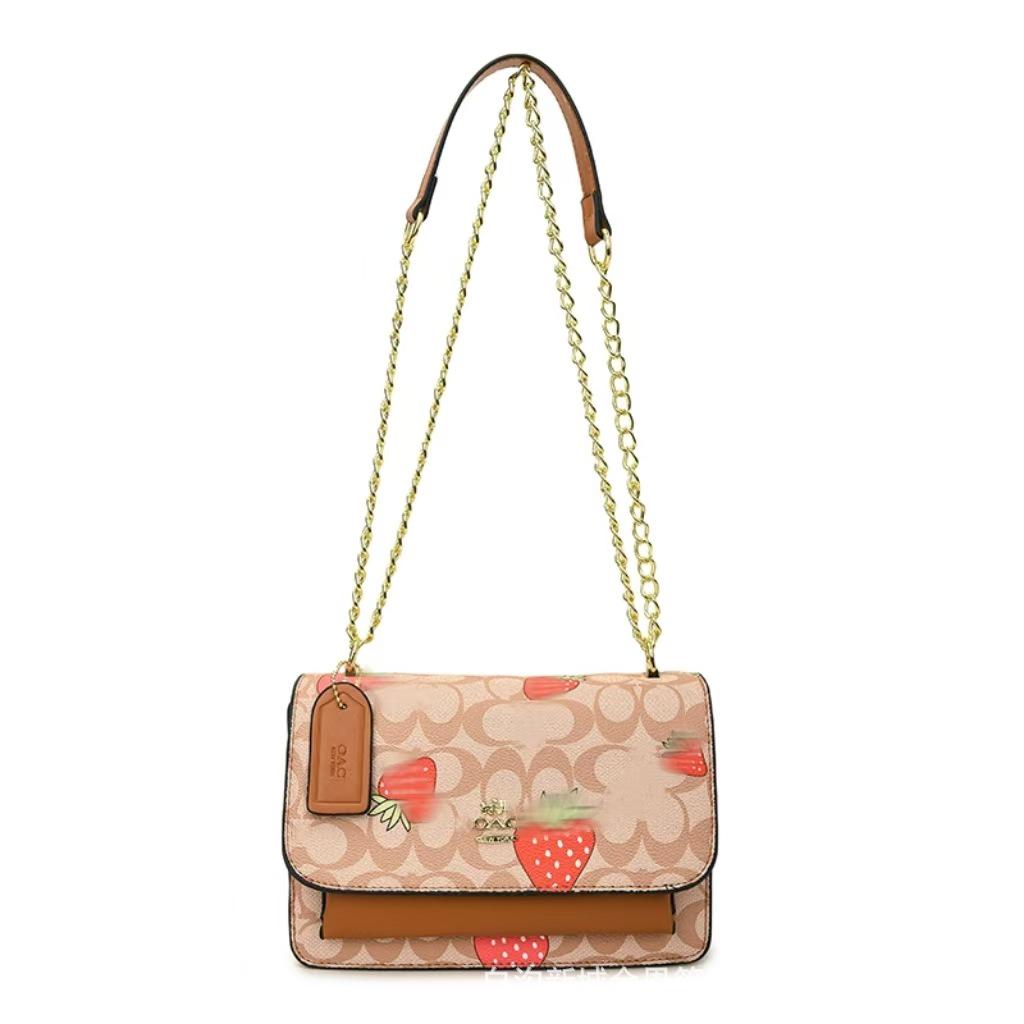 Sac à bandoulière chaîne polyvalent mode européenne et américaine - Design populaire décontracté de niche pour femmes