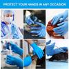 Disposable Nitrile Gloves Wholesale Food Contact Thick Durable Suitable Strong Elasticity Gloves for Kitchen Garden Tattoo Beaut