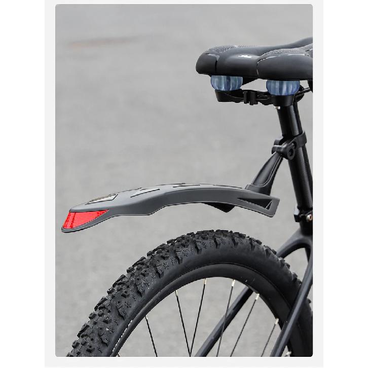 WEST BIKING Reflective Bicycle Fender High Toughness Bike Front Rear Mudguard For 26-27.5 Inch MTB Fenders Bike Accessories