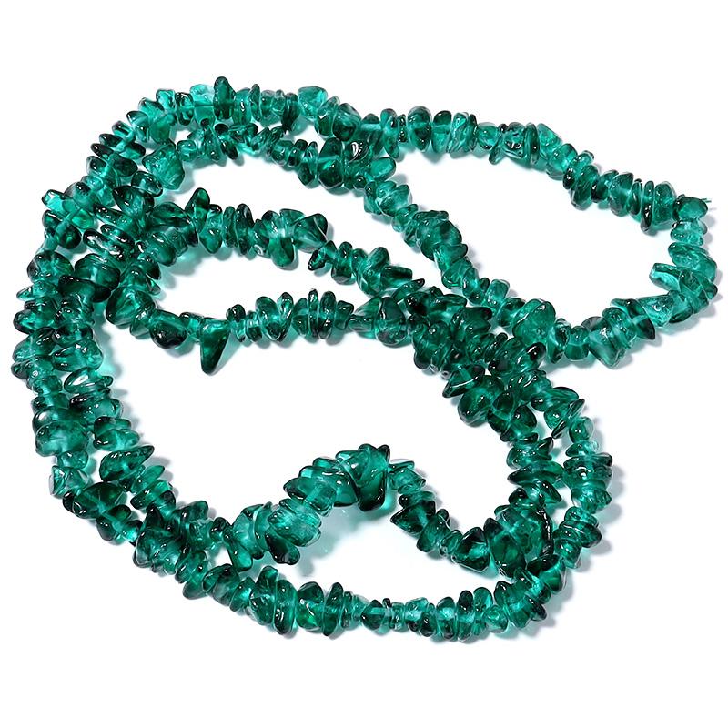 1 Strand Crystal Beads 8X5mm Colorful Irregular Gravel Glass Loose Spacer Beads For Jewelry Making DIY Bracelet Necklace Finding
