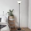 Nu Feng Black Smart LED Floor Lamp with Reading Light