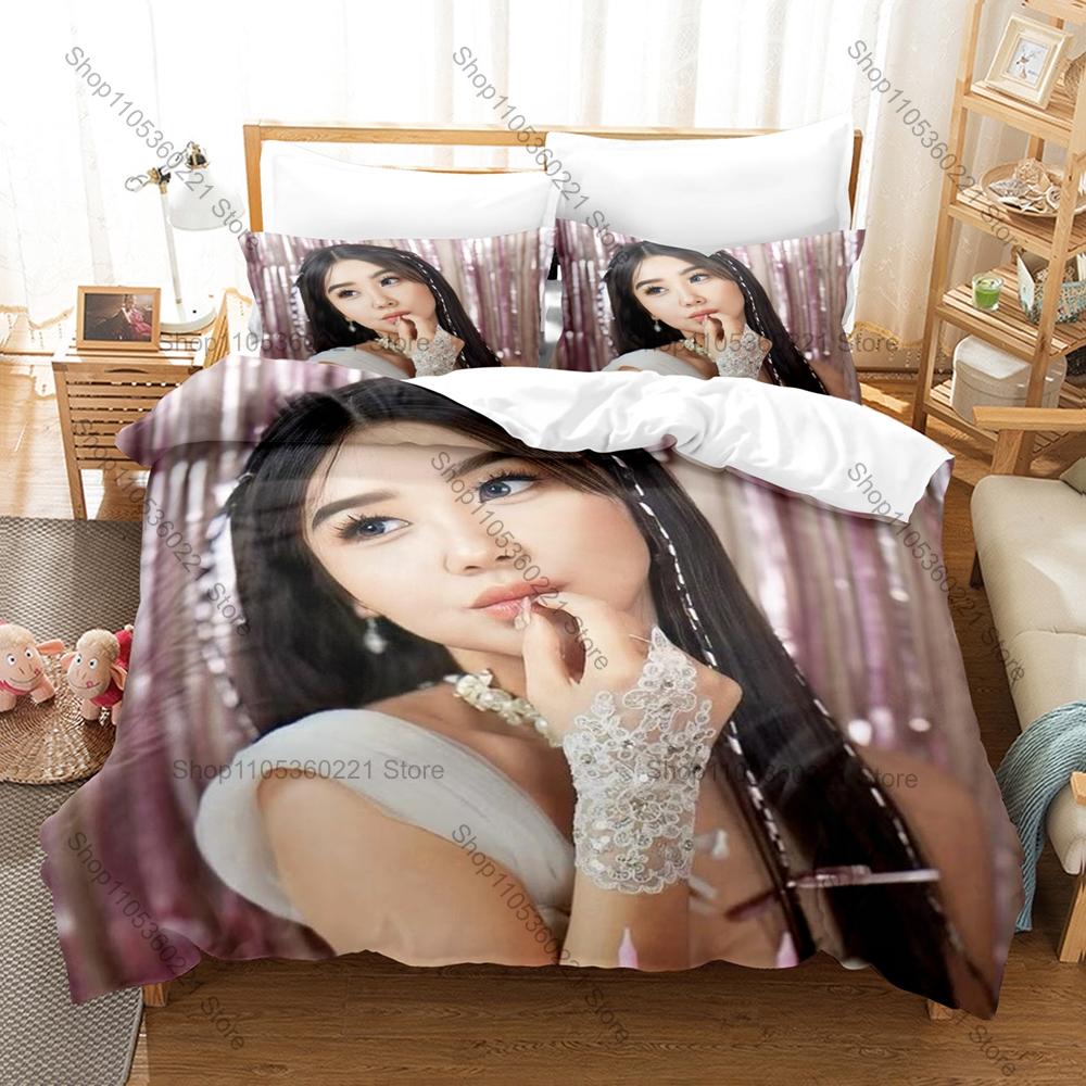 Vilmei Themed 3PCS Bedding Set Vivid Art Print Cozy Microfiber Bedding Kit For All Season Use