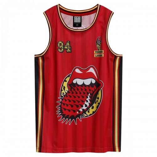 Amplified Mens Voodoo Lounge The Rolling Stones Basketball Jersey