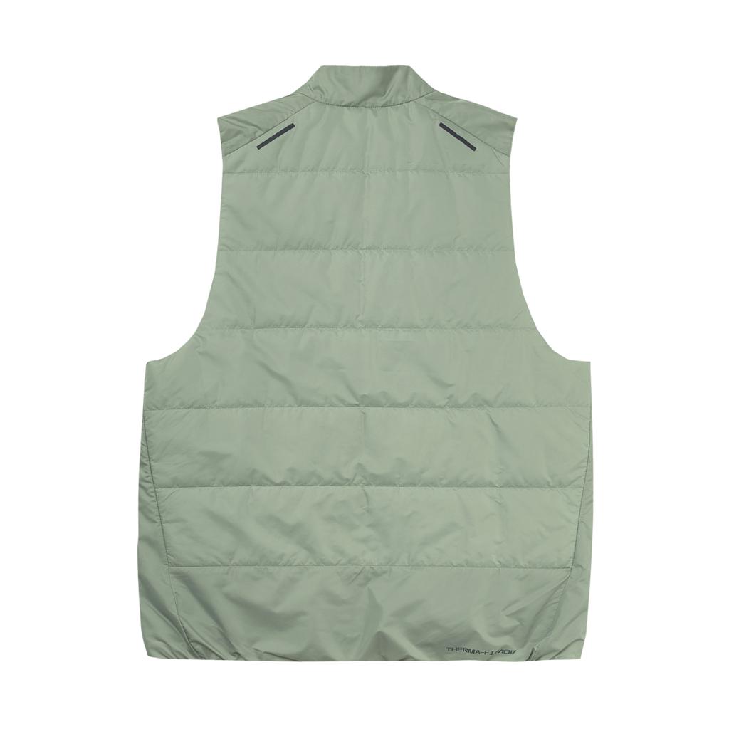 Nike Therma Fit Adv Rippel Down Running Best Solid Color Fashion Comfortable Soft Down Vest Men Vest Light-Green FB7543-370