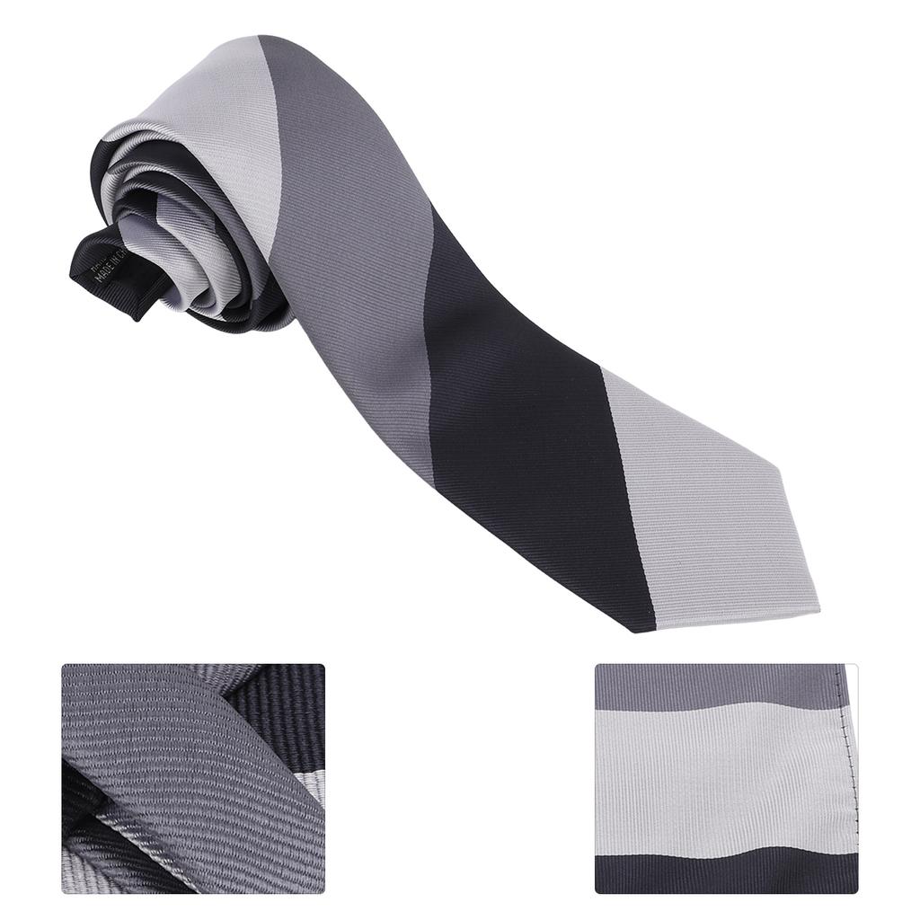 Mens Tie Set Handkerchief Polyester Silk Design Exquisite Texture Men's Tie for Gift Birthday