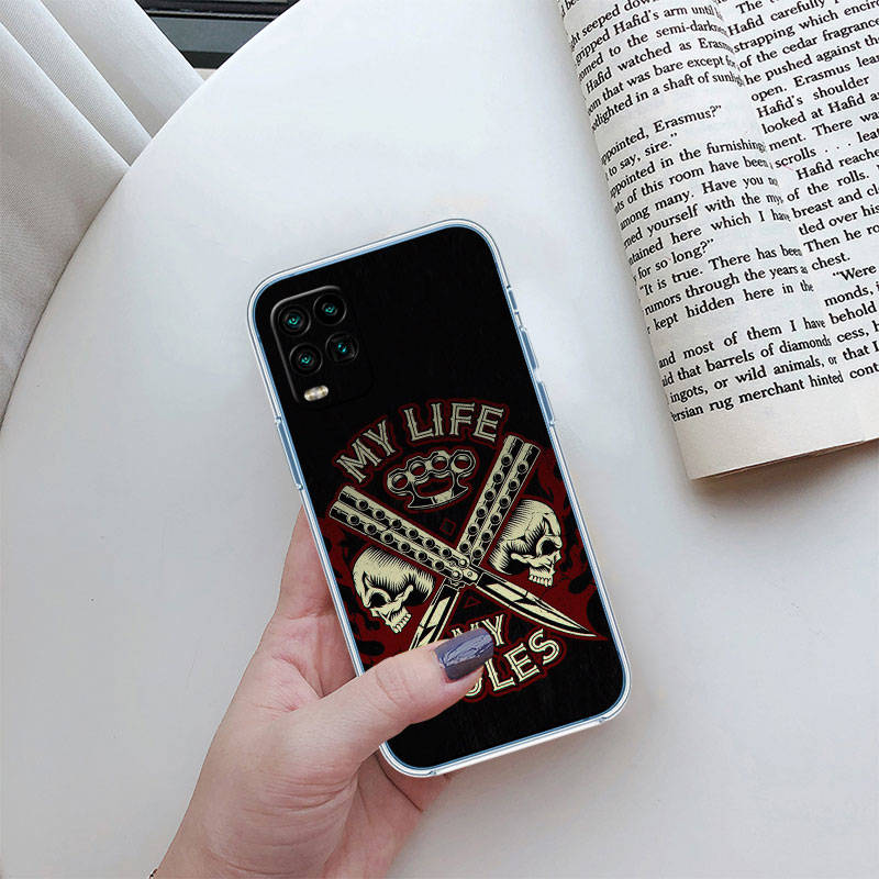 JO60 Grim Reaper Skull Phone Case for Motorola E22S E7 G6 G7 G8 G9 Plus Power Play G10 G20 G04 E30 E40 E22 E20 E13 G22 G23 G Stylus Play