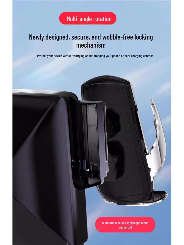 ZhiCheng Wireless Charging Phone Holder for Mercedes-Benz C-Class/GLC