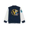 Vans Baseball Jacket Logo Single Button Loose Kids jackets Dark-Blue VN000JZGLKZ