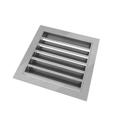6/8/10/12inch 201 Stainless Steel Square Vent Grille Exterior Wall Exhaust Vent Exhaust Ventilation Window Ventilation Cover