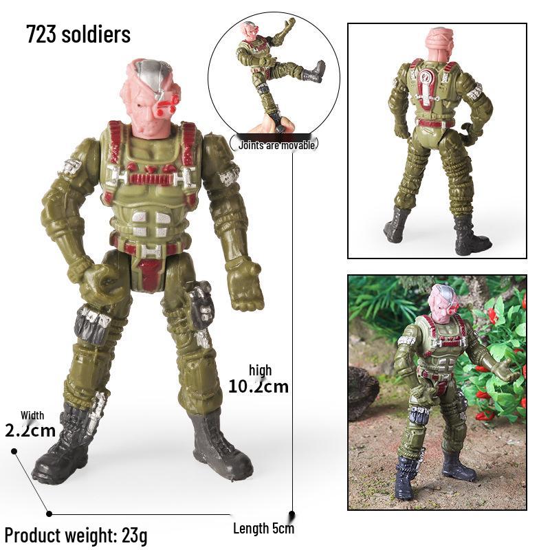 Farmer & Breeder Figure Set - Police Officer, Veterinarian, Plow Worker Toy Ornaments for Kids