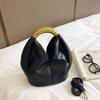 Hand-held Fashionable Pleated Bag, Niche and Simple Casual Shoulder Bag, Hand Strap Bag