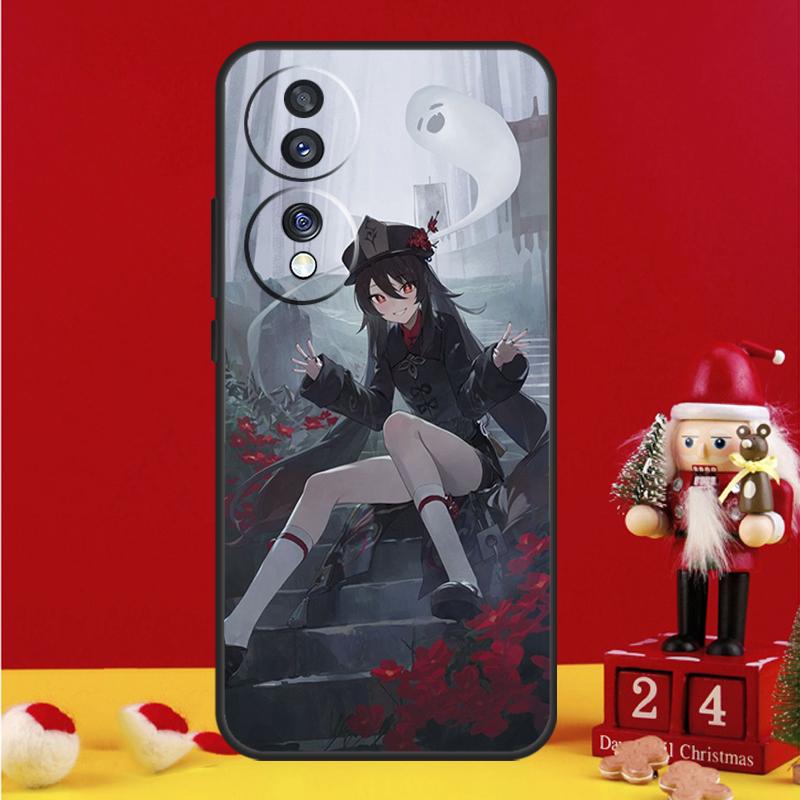 

Чехол Genshin Impact Zhongli Hutao для Honor Magic 7 6 8 Pro Honor Win X9a X9b X9c X9d X8c X8b 50 70 90 200 400 Lite Honor X8c