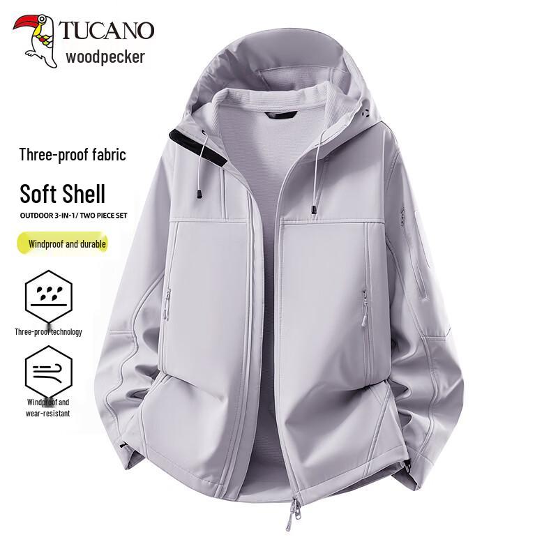 Tucano Outdoor Softshell Hooded Jacket