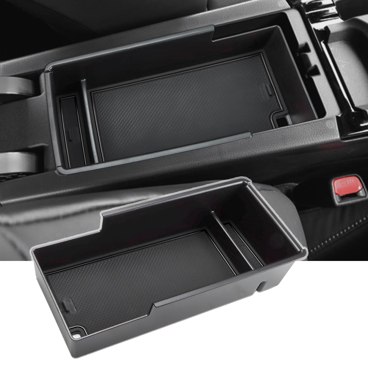 

Auovo Toyota Prius 60 Series/65 Series Консольный лоток Центральная консоль (MXWH60-AHXHB/MXWH65-AHXHB 2023.1~ Prius PHEV чёрный