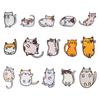 BAAU Embroidered Iron On Patches, 15PCS Vivid Cute Cat Embroidery Patches For Jeans Jackets Sewing Applique DIY Accessory