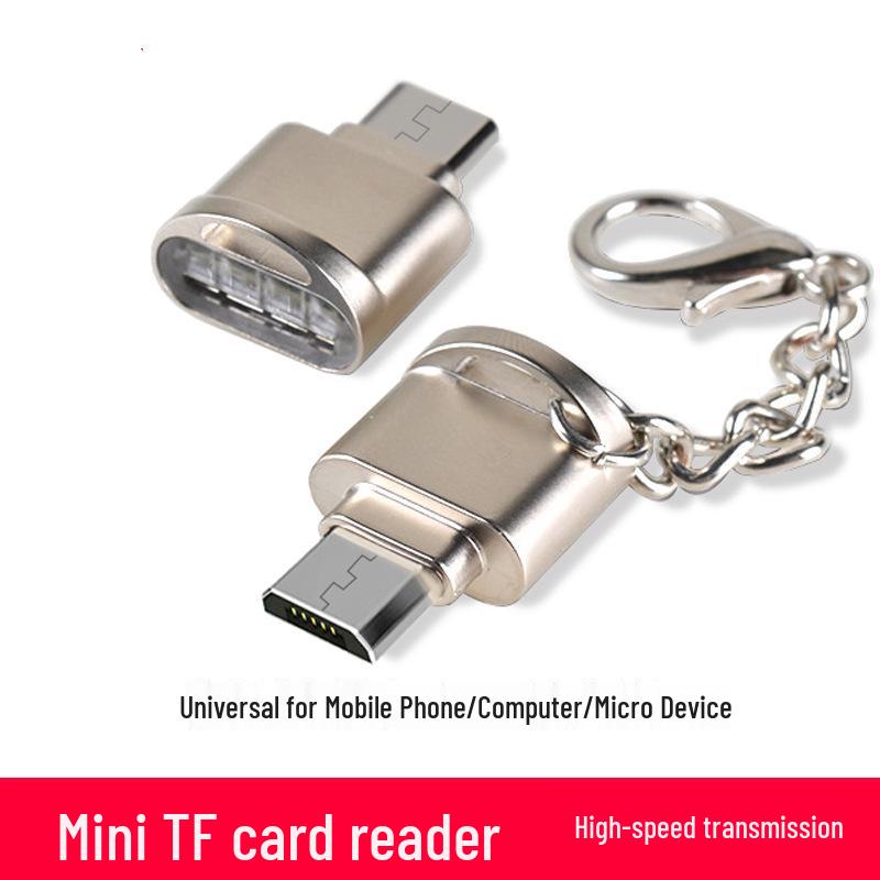 Mini-Metall-TF-Kartenleser für USB-C & Android-Geräte