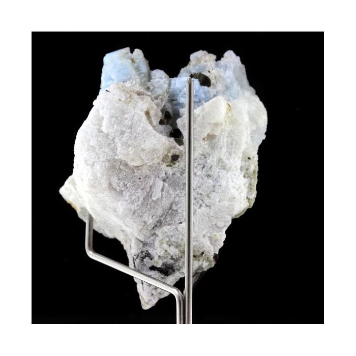 Pierres et Minéraux. Alkali-beryl + Tourmaline. 451.5 ct. Deo Darrah, Badakhshan, Afghanistan.