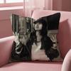 Singer A-Aaliyah Cushion Cover Multi-Scene Pillow Cover for Home & Car - Reversible, Soft & Durable for Daily Use