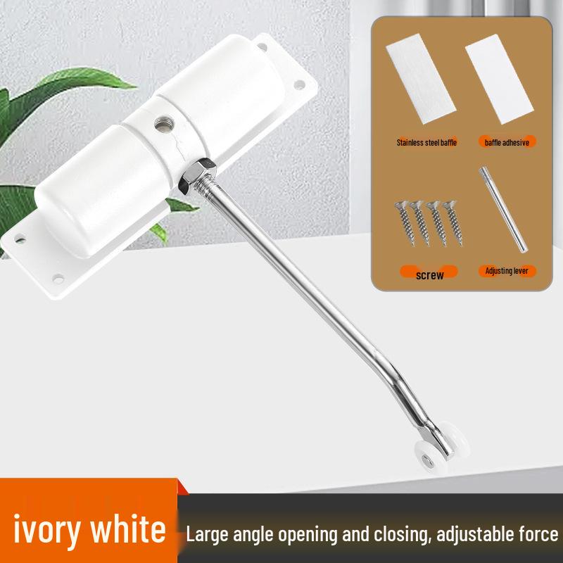 Ayarlanabilir Alüminyum Alaşımlı Gizli Çift Yaylı Kapı Kapatıcı