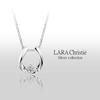 Lala Christie Horseshoe Necklace Women's [WHITE Label] p13970-w