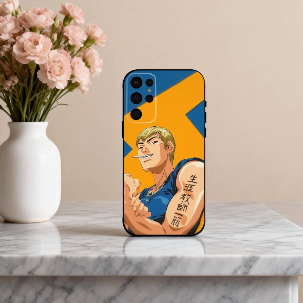 G-GTO-Onizuka T-Teacher-R Phone Case For Samsung S25,S24,S21,S22,S23,S30,Ultra,S20,Plus,Others Soft Black Case