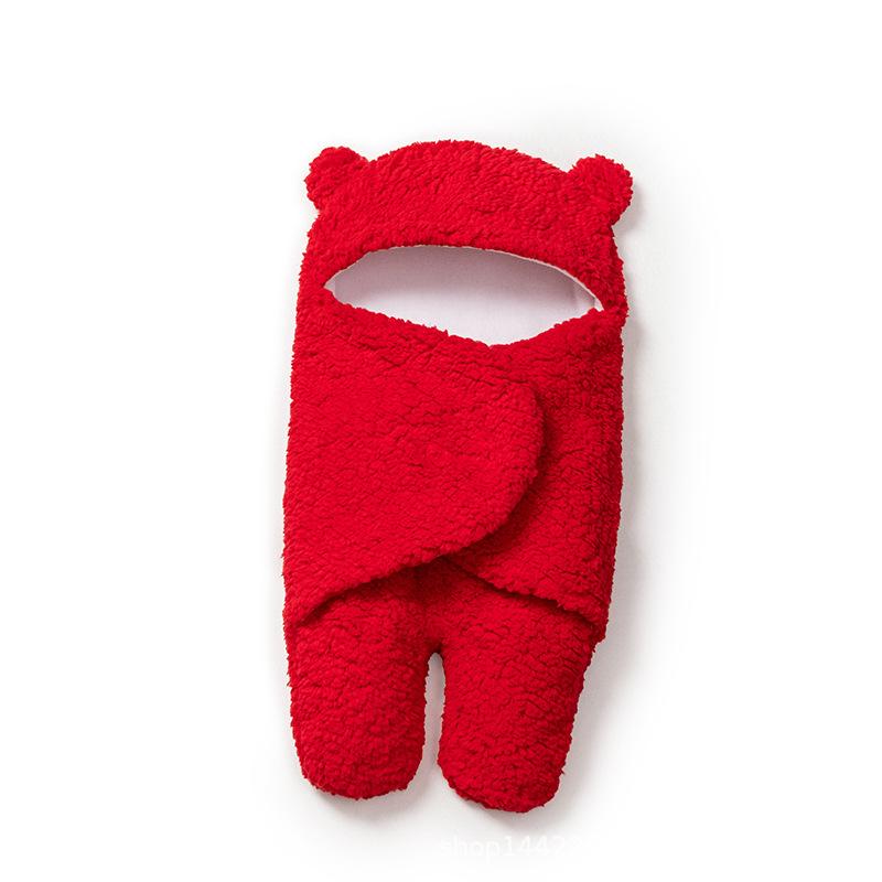 Baby Cushion Season, Thickened Lamb Plush Sleeping Bag, Newborn Baby Quilt, Anti-Kick Quilt, Swaddling Quilt, Anti-Startle