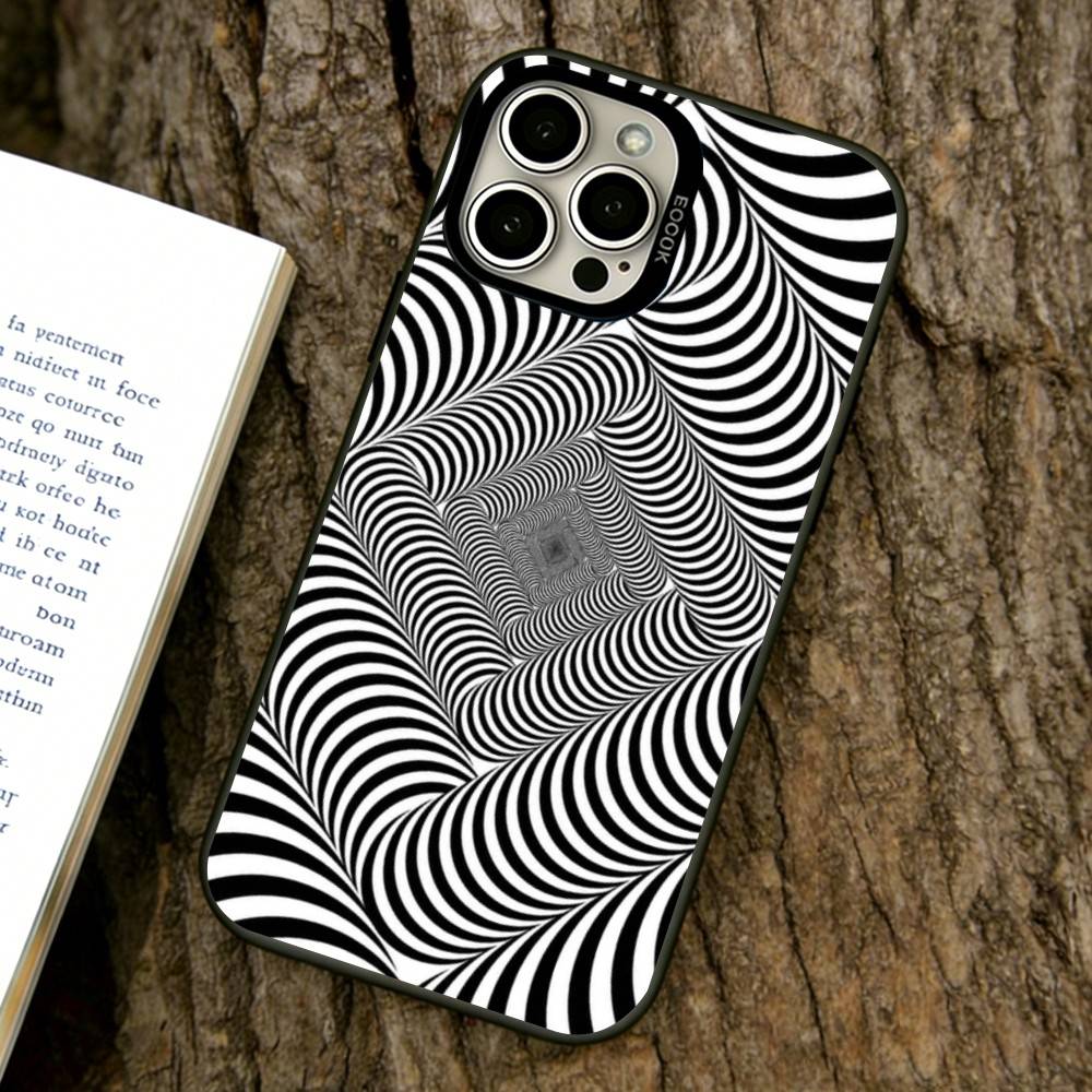 Minimalist Geometric Patterns  Phone Case For iPhone 17,16,15,14,13,12,11 Plus,Pro Max,XS,Colorful Silver Phone case Funda Cover