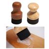 Pack of 2 Reusable Bamboo Cutting Board Oil Wax Brushes for Refreshing Cutting Boards and Wooden Utensils