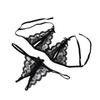 Woman Sexy Hot Lace Erotic Lingerie Sets BDSM Underwear 5pcs / Sets See Through Bra+Panties +Garter Belt +Stockings Adults Sex Lingerie and Panty