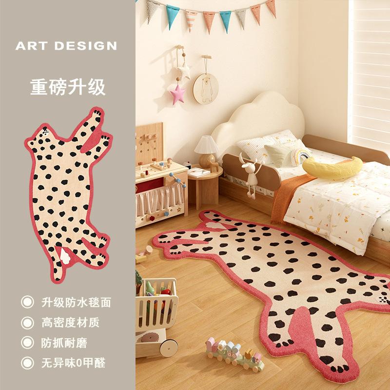 

Cute cartoon animals imitation cashmere carpet bedroom balcony non-slip 120*40