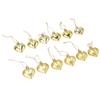 12pcs Christmas Ornament Heart Shape PVC Christmas Tree Hanging Decorations for Valentine"s Day