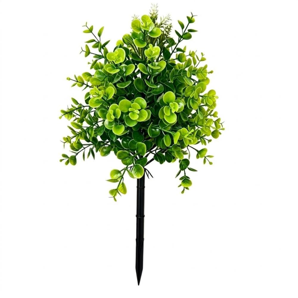 UV Resistant Artificial Eucalyptus Lavender Stake Maintenance-free зелёный