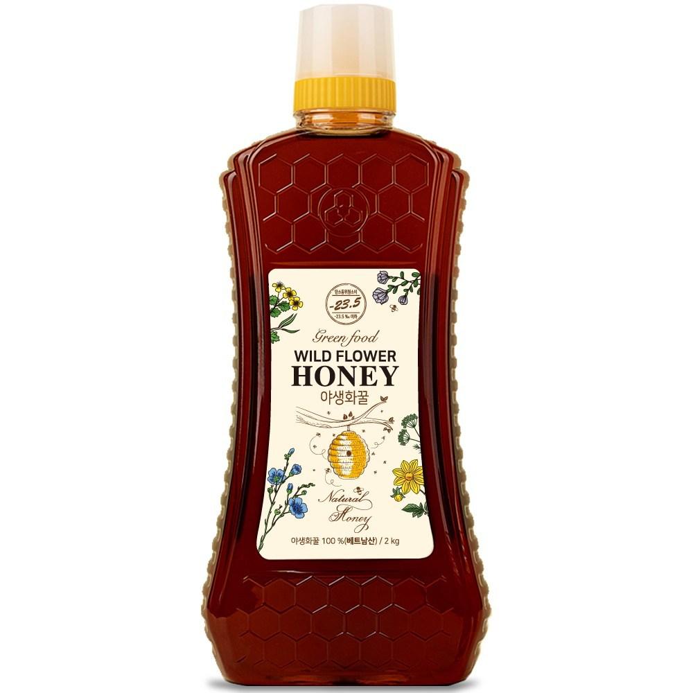 Green Food Wildflower Honey Vietnamese Natural Honey 1 pcs 2kg