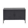 Sideboards & Buffets Artiss Artissin Buffet Sideboard Locker Metal Storage Cabinet Base Charcoal