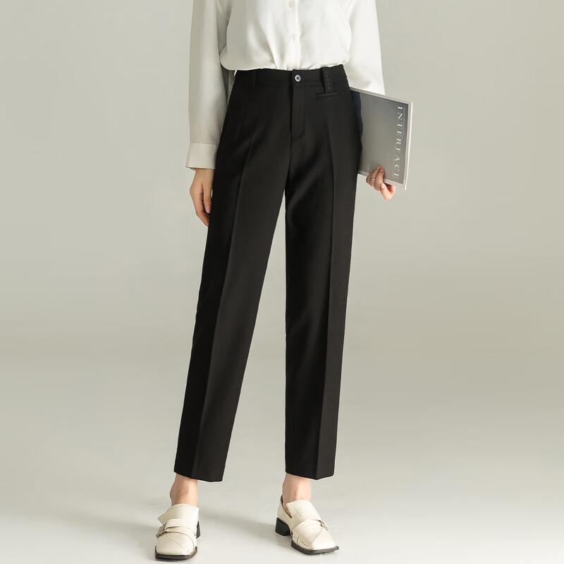 MengShuya Women's Lyocell Wool Blend Cigarette Pants