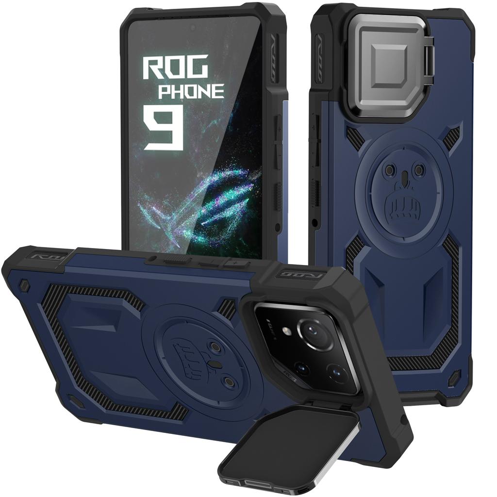 Funda para Teléfono Asus ROG Phone 9 Pro Soporte de Protección para Lente ROG Phone 8 9FE Armadura Funda Protectora Anticaídas