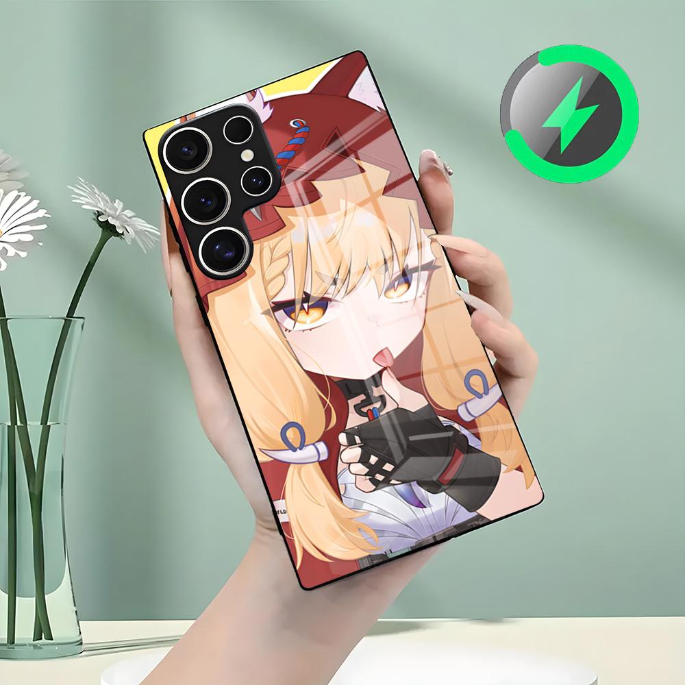 Arknights Endfield Rossi Handyhülle Für Samsung S26 S25 S24 S23 S22 S21 S20 Edge Ultra Plus FE Für Magsafe Glas Hülle