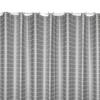 180x180CM Shower Curtain with Stainless Steel Buckle 12 Hooks Grey Grid PEVA Bath Curtain Set for
