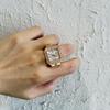 Korean Style Retro Hipster Watch Ring - Trendy Men's Hand Jewelry Accessory