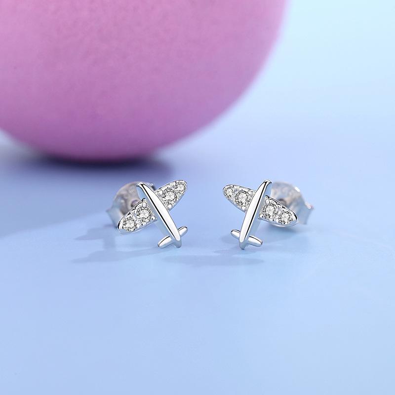 Tancise 925 Sterling Silver Zircon Earrings Drop Earrings For Women Wedding Party Gifts
