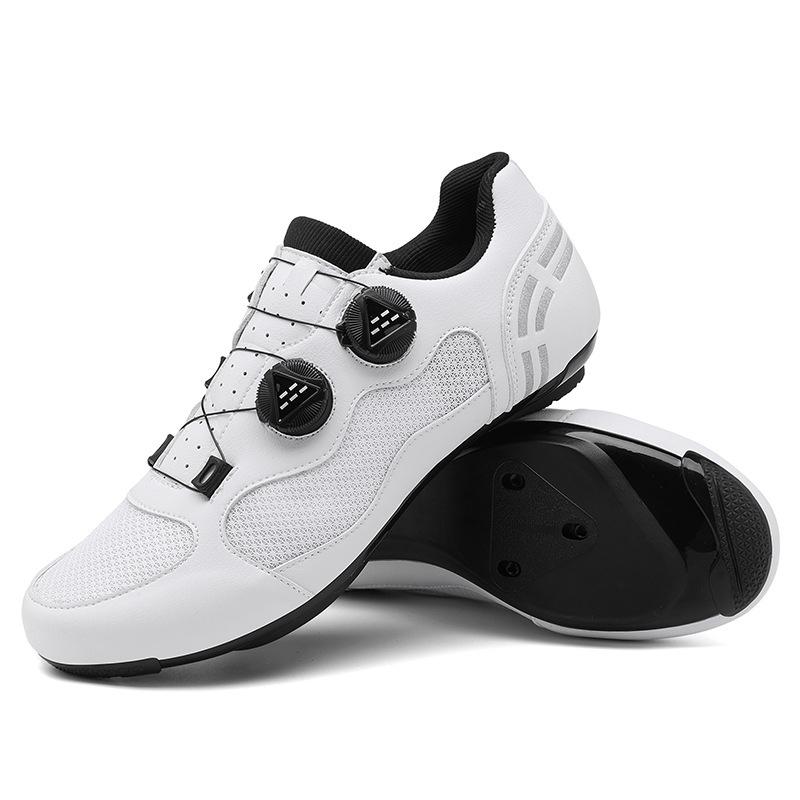 Breathable bicycle shoes cycling shoes men's and women's road bike lock shoes mountain power shoes breathable cycling shoes