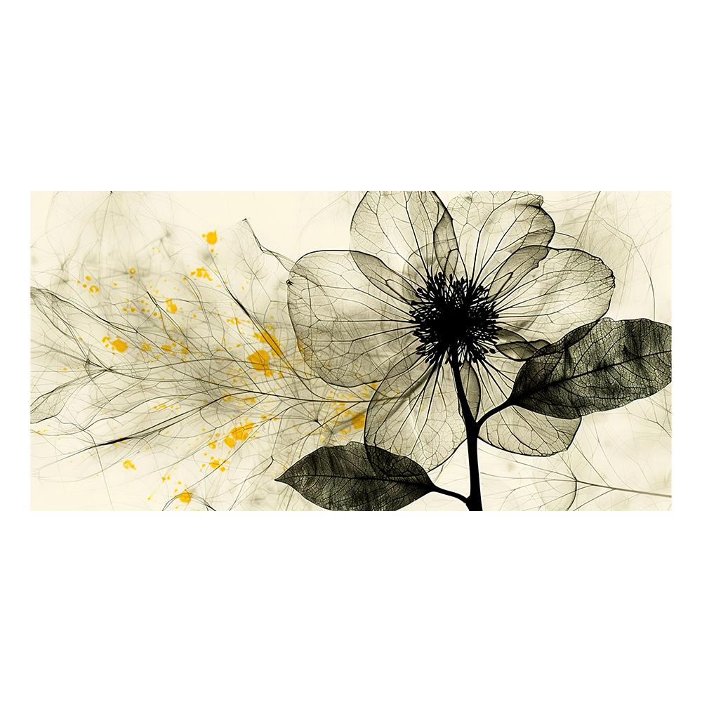 

Лист Черно-белый Декоративный Холст Принт Постер Скандинавская Современная Живопись Стена Элегантная Картина для Гостиной 20x40cm NoFrame