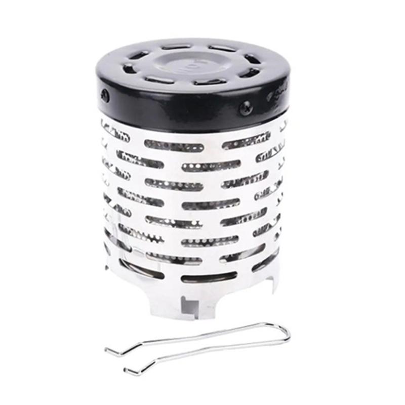 New Stainless Steel Heating Cover Outdoor Camping Heating Stove Infrared Heater Camping Baking Stove Cassette Baking Stove