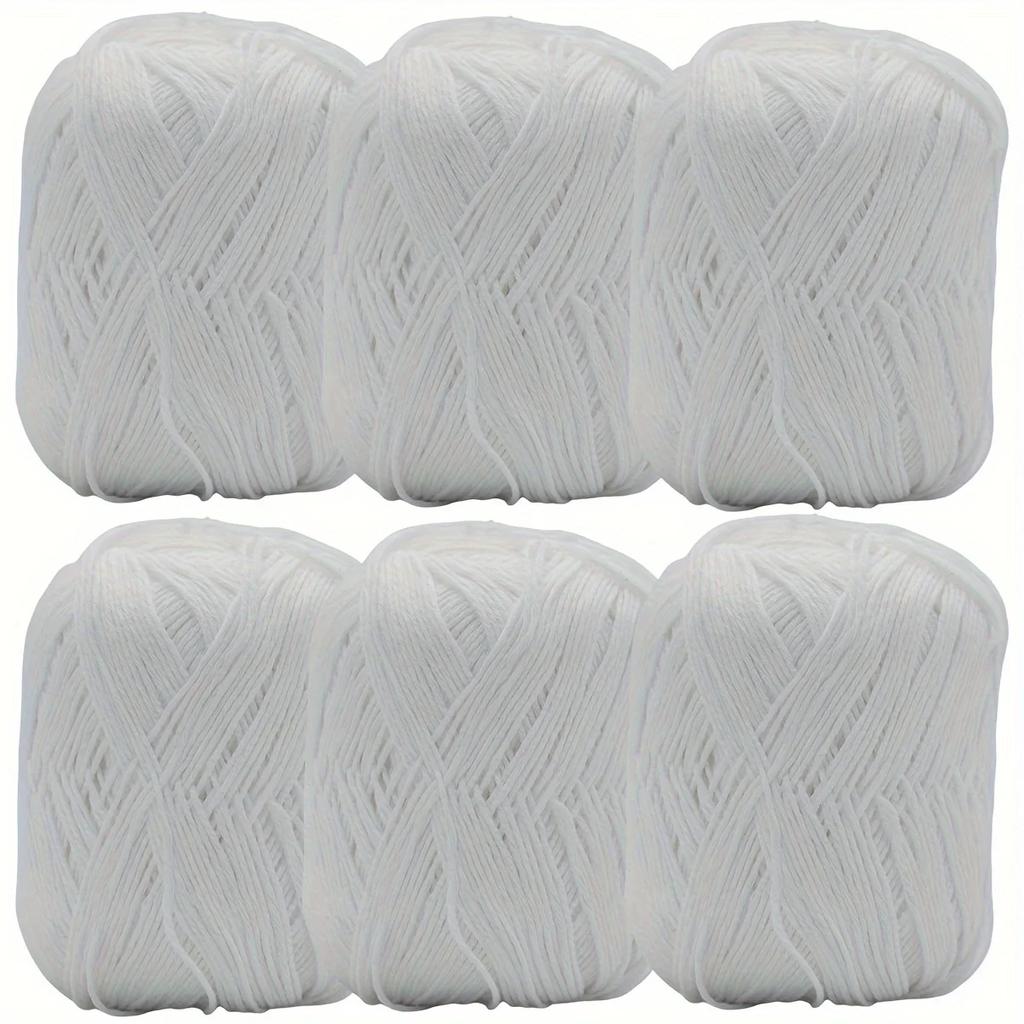 100% Cotton Yarn for Crocheting and Knitting, Medium-Weight DIY Craft Yarn for Sweaters,Scarves,Hats,Gloves - 50g/170m Per Skein