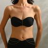Simple Double Waist Chain Geometric Sequins Beach Party Imitation Pearl Body Chain Fashion