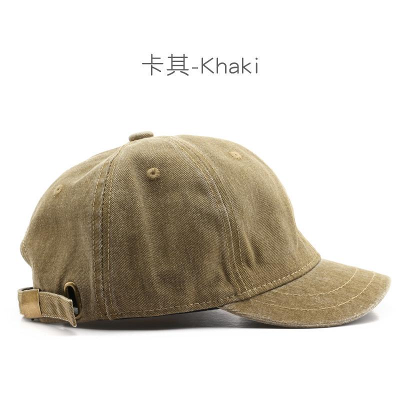 Новая модная панама Snapback Кепка из стираного хлопка Регулируемая Однотонная Бейсболка Женская Мужская Унисекс Кепка для пары Adjustable