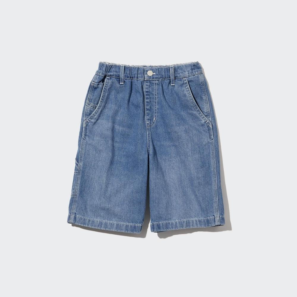 

ДЕТСКИЕ ПОЛУБРЮКИ UNIQLO DENIM PAINTER