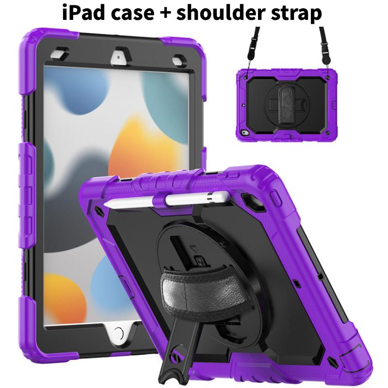 Ipad For Air 11 Case Silicone Anti Fall Rotating Bracket Protective Cover Gift