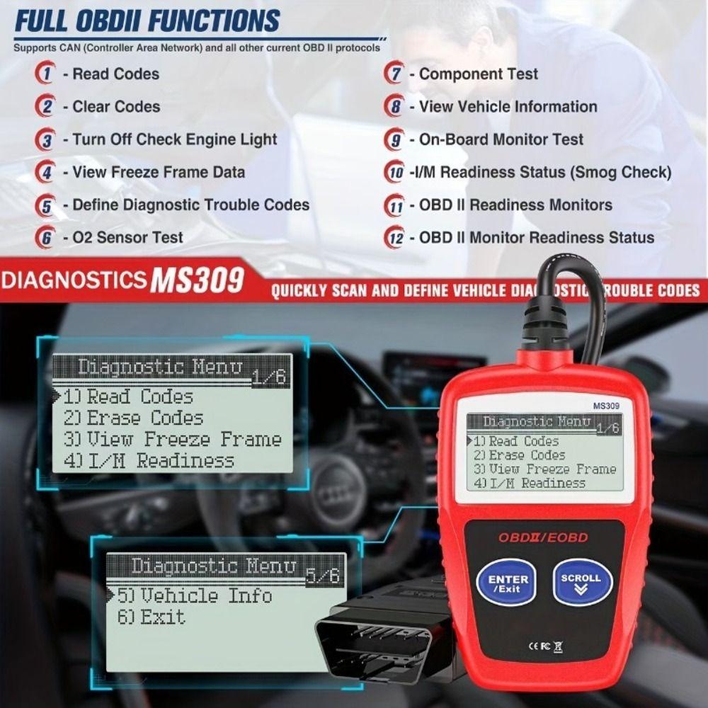 Universal Car Fault Diagnosis Instrument Accurate Motorcycle Scanner Automotive Inspection